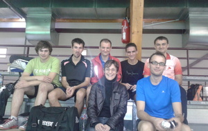 Adrien, Ken, Jérôme, Valentin, David, Fanny, Romain et Christophe qui prend la photo !!!!!! 
