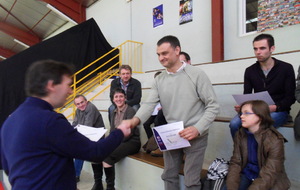 Remise du diplôme de DAB à David