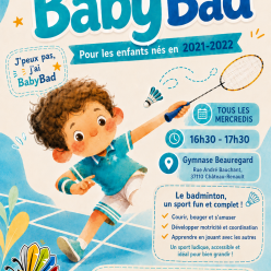 Nouveau créneau BabyBad au BCPT37
